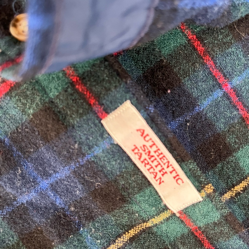 Pendleton Blue and Green Smith Plaid Button Down Shirt Size Medium - Picture 8 of 9